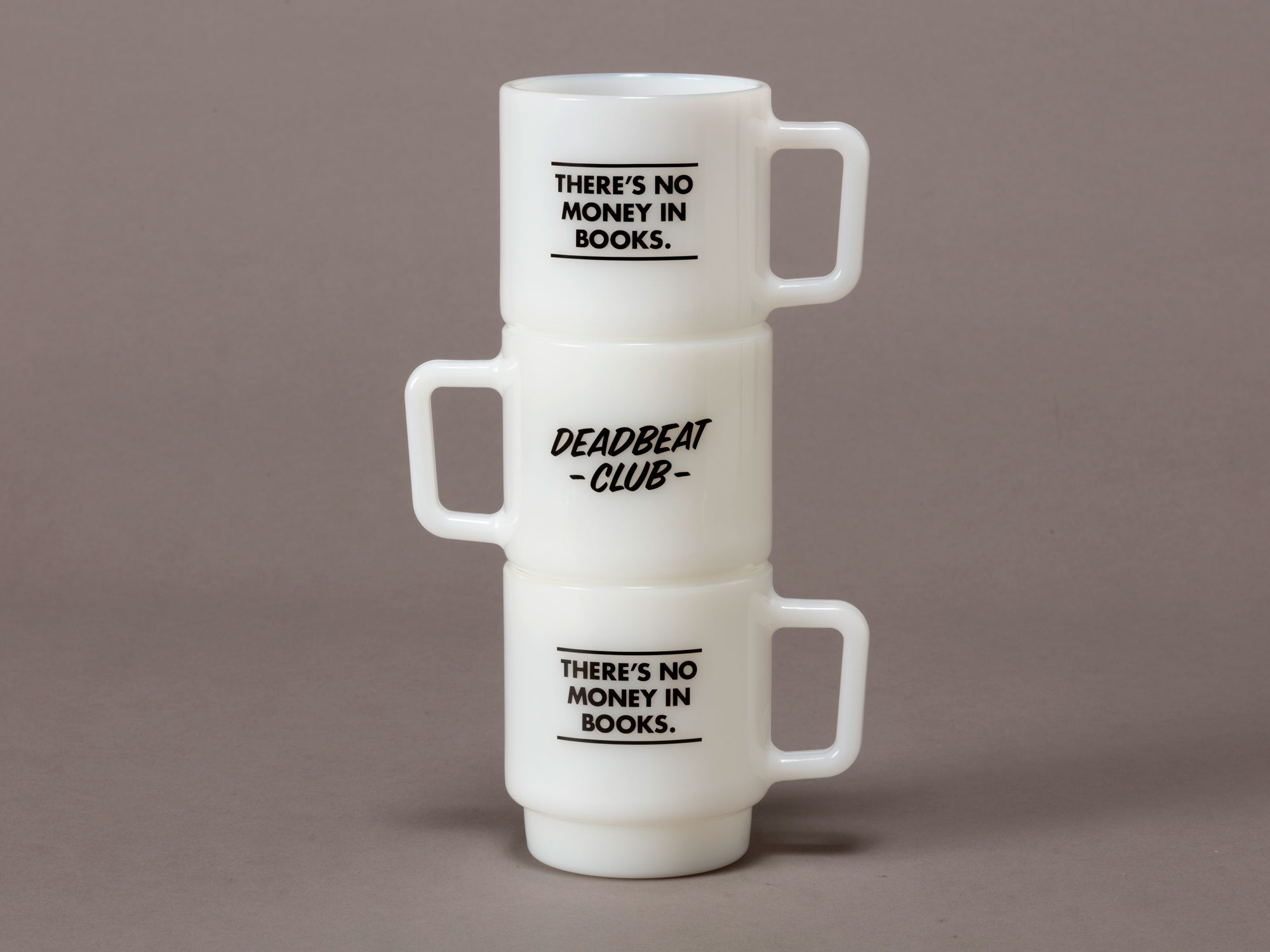 Milk Glass Mug