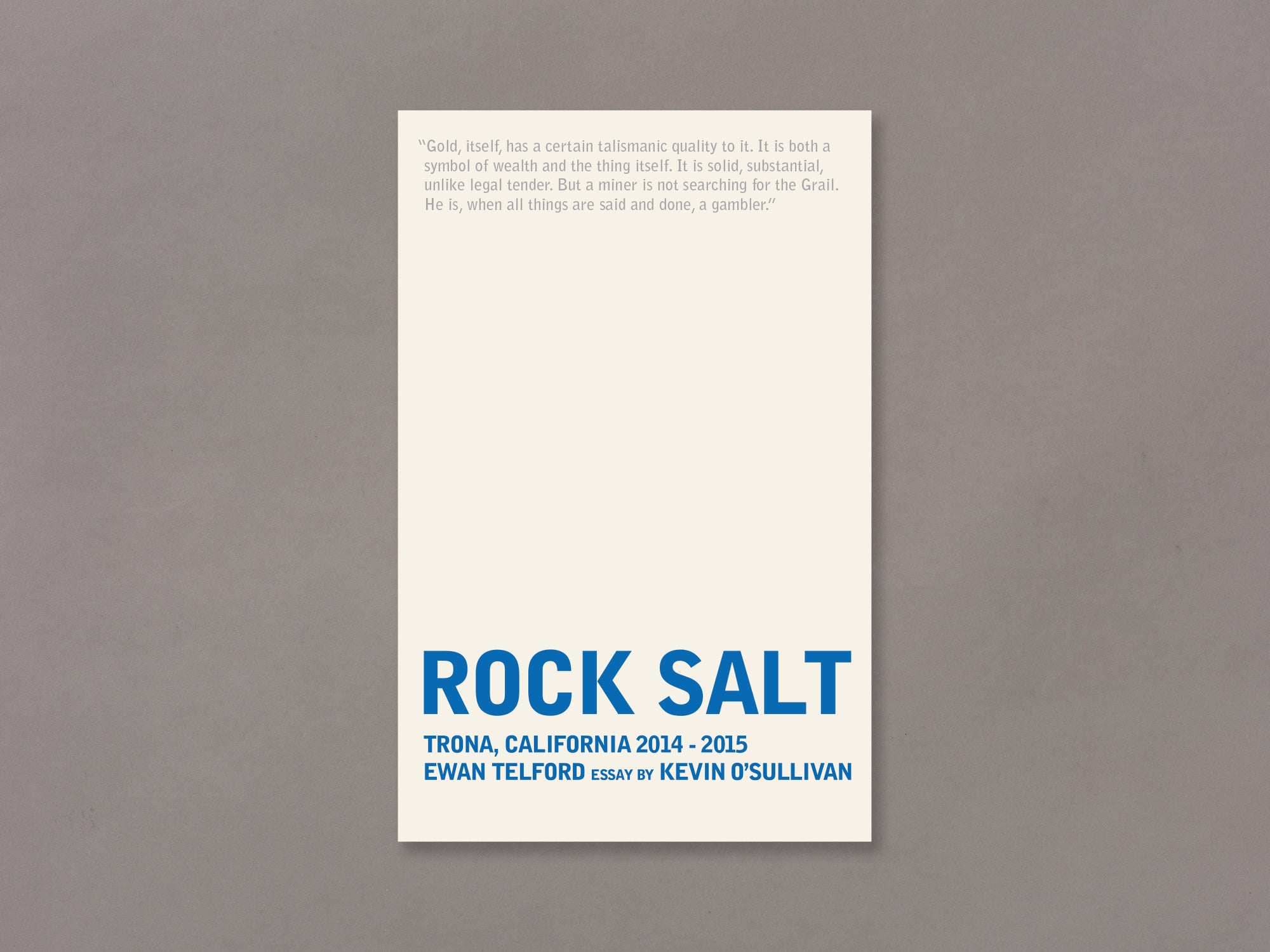 Rock Salt - Ewan Telford