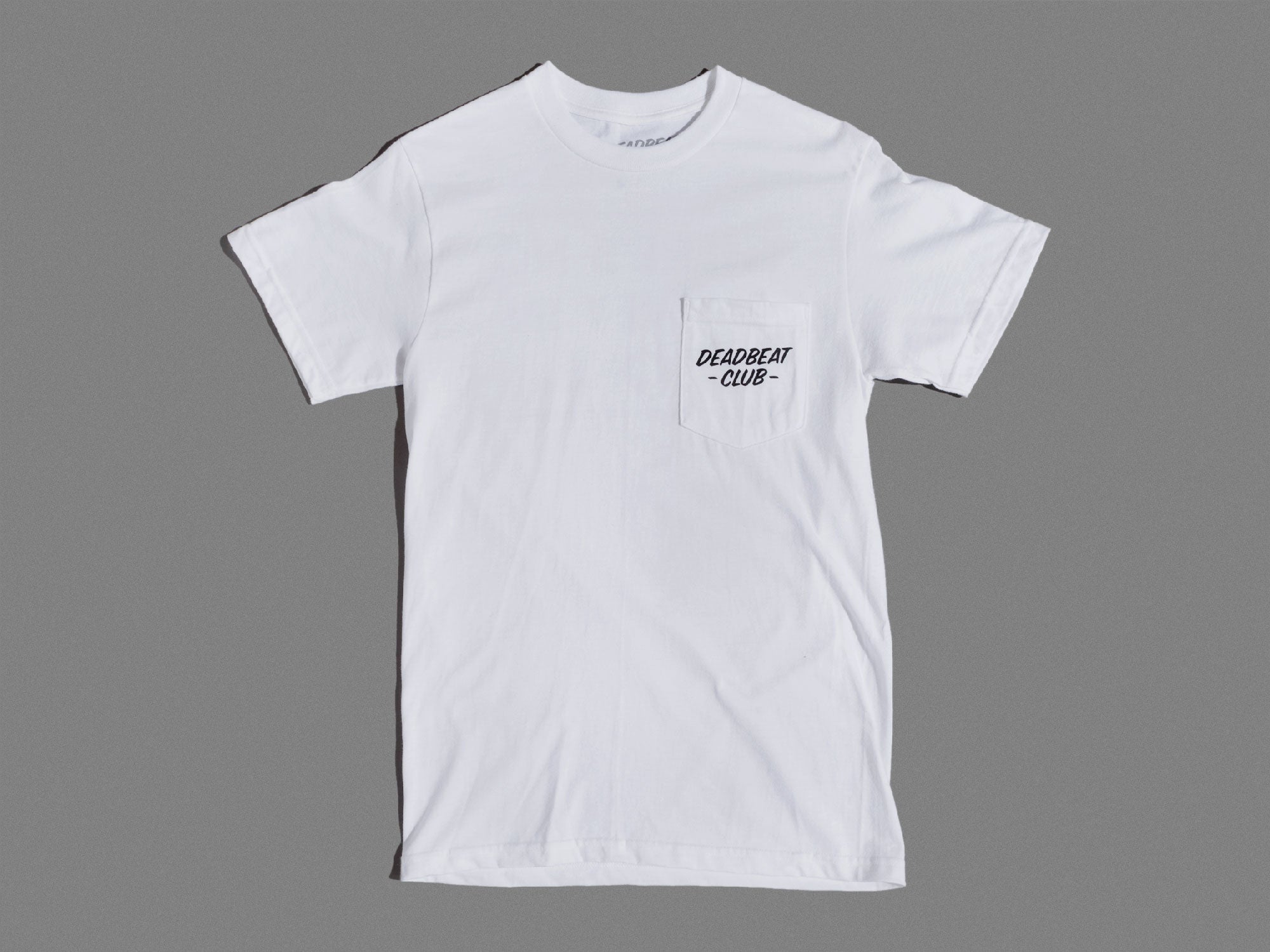 Deadbeat Club Pocket Shirt - White